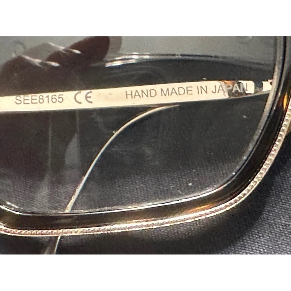 SEE EYEWEAR GOLD TONE & TORTOISE SHELL DESIGNER GLASSES - Picture 4 of 8